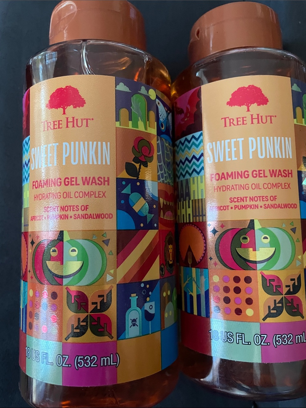 Sweet Punkin Foaming Gel Wash - Pumpkin Orange Bundle X2 New